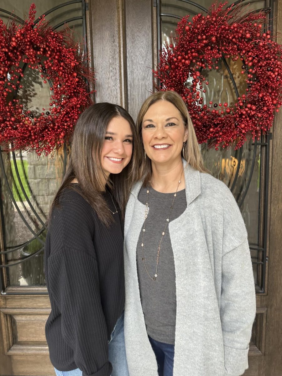 Mallory Russell with her mom, Chantel Russell.