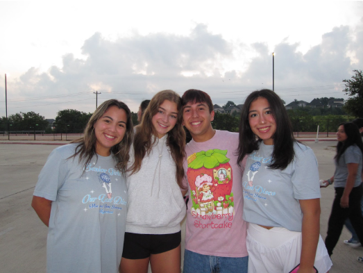 Read left to right: Bella Magallanez, Kelly Vance, Austin Martinez, Hannah Fernandez