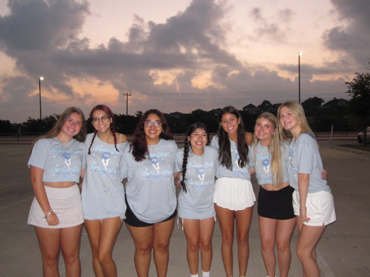 The Class of 2025 Officers: Madison Cannon, Amada Telles, JoAnna Mata, Angelique Loredo Diego, Marlise Rodriguez, Abigail Cannon, Annabella Abeln