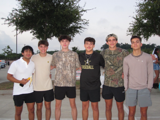 Read left to right: Jacob Gonzalez, Dylan Torres, Wyatt Bailey, Zachary Sanders, Maddox Montgomery, Diego Gonzales