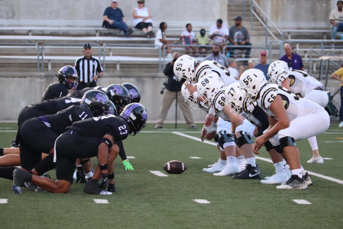 Johnson Varsity team meeting head to head against the Cedar Ridge Varsity team. 