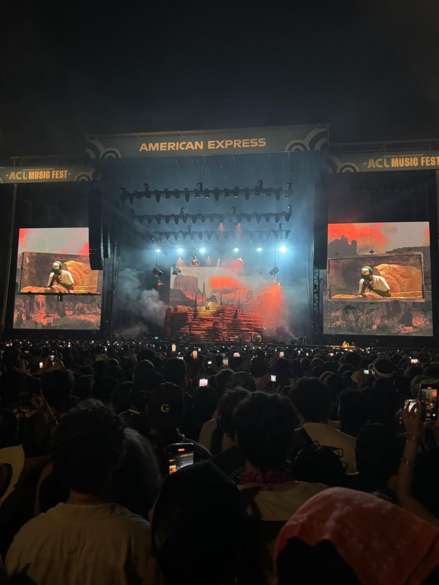 Tyler, the Creator performing at Austin City Limits. 